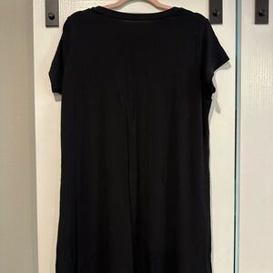 Plus-Sized, 1X, Black T Shirt dress!!